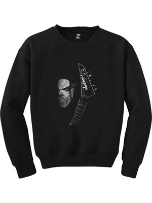 Wakha Slipknot Mick Thomson Guitar Siyah Sweatshirt