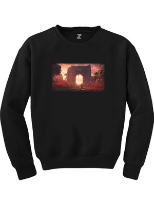Wakha Arch Of Jungle Siyah Sweatshirt