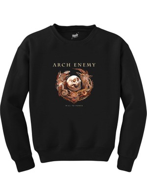 Wakha Arch Enemy Will To Power Siyah Sweatshirt