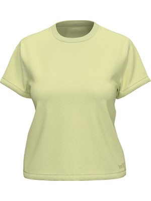 Levi's Classic Fit Kadın Yeşil Yuvarlak Yaka T-Shirt A1712-0015