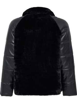 Derimod Dakota Kadın Siyah Teddy Mont 24WGP5283FF