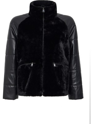 Derimod Dakota Kadın Siyah Teddy Mont 24WGP5283FF