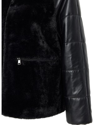 Derimod Dakota Kadın Siyah Teddy Mont 24WGP5283FF