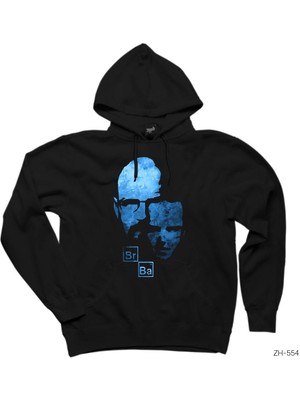 Wakha Breaking Bad Blue Sky Walt N Jesse Siyah Kapşonlu Sweatshirt Hoodie