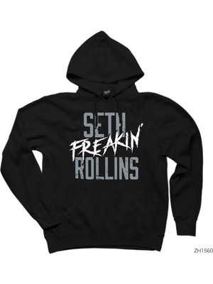 Wakha Seth Freking Rollins Siyah Kapşonlu Sweatshirt Hoodie