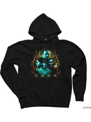 Wakha Dark Poster Siyah Kapşonlu Sweatshirt Hoodie