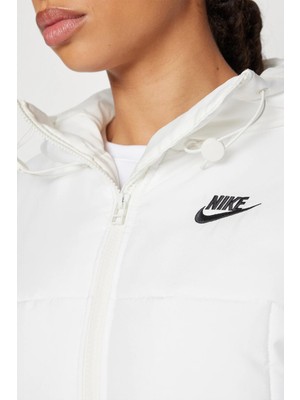 Nike Therma Fit Classic Kadın Günlük Stil Mont Beyaz