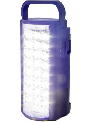 Liquitach USB Şarj Çıkışlı Super 24 LED 80 Saat Akülü Şarjlı Işıldak 2606L