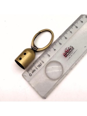 Angel Çanta Aksesuar 14 Mm Antik Renk Oval Halkalı Kancalı Kovan 1 Adet