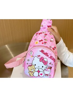 Çocuk Omuz Çantası Hello Kitty Figürlü Küçük Boy (16CM*12CM)