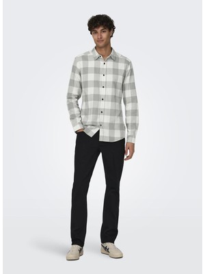 Only & Sons Dar Siyah Erkek Denim Pantolon Onsweft Reg. D. Grey 6458 Jeans Vd