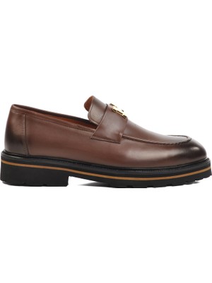 Ayakmod Premium 2871 Kahve  Deri Erkek Klasik Ayakkabı