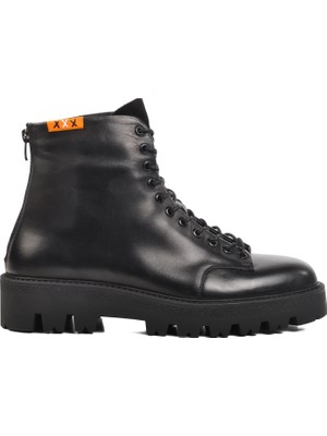 Ayakmod Premium 40010 Siyah Deri Erkek Bot