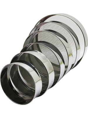 BYR Byrdrp Round Strainer 6 Parça Metal Un Elek Set (4172) Byrnew