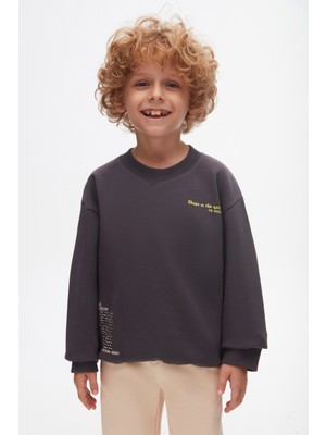 Nk Kids 47512 Erkek Çocuk Antrasit Matter Sweat
