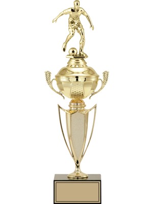 Odak Kişiye Özel Futbol Figürlü Kupa-Okul Kupası-Ödül Kupası-Turnuva Kupası FUTBOL-FG068-B-42CM
