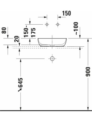 Duravit Sivida Durocast Çanak Lavabo 40 cm Mat Beyaz