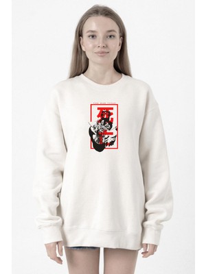 Tshirthane The Mad Titan Thanos Beyaz Kadın 2ip Sweatshirt