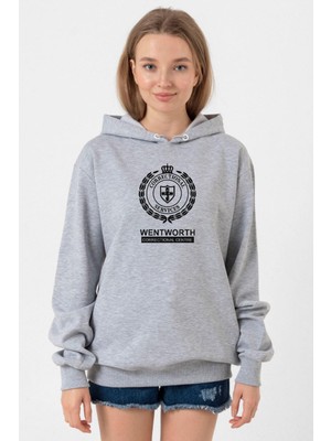 Tshirthane Prison Break Wentworth Grimelanj Kadın 3ip Kapşonlu Sweatshirt