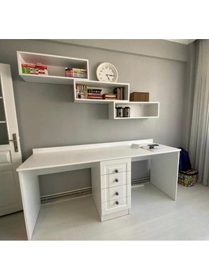 Duof 160 cm Çalışma Masası-Beyaz   Mdf