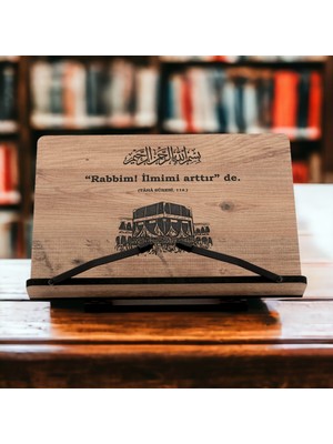 İsfahan TA Kitap Okuma Standı Masaüstü Ahşap Kuran Rahlesi Tablet Tutucu