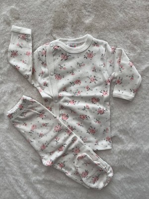 Nurcan Bebe Çiçeklli Pratik Transfer  Ikili Takım