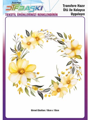 Ütü ile Yapışan Supla Tekstil Transfer Dtf Baskı