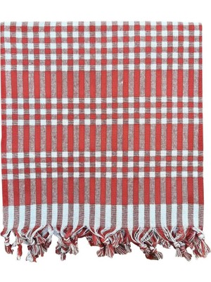 170X170 Pötikare Yer Sofra Bezi Piknik Masa Örtüsü Saçaklı