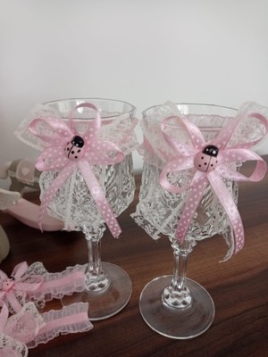 Lohusa Şerbet Kadehi Bardağı Dekoru Süsü, 6 Adet