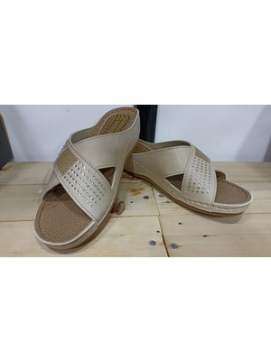 Yazlık Ortopedik Rahat Taban Taşlı Günlük Kadın Teriği