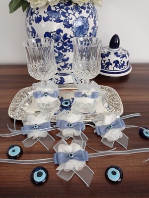 Lohusa Şerbet Kadehi Bardağı Dekoru Süsü, 6 Adet