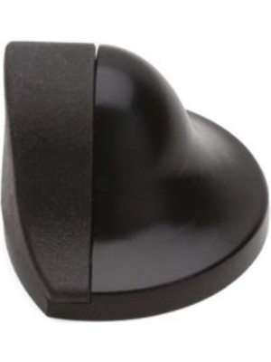 System 1000 Kapı Stoperi Yapışkanlı/Vidalı Siyah-Siyah Plastik Renk Çap 35x45 mm