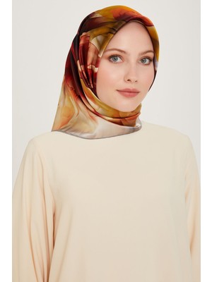 Armine 2025 Kış Sezonu %100 Twill İpek Eşarp 9244D 35