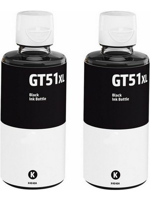 Oratek HP GT51XL-GT52 Deskjet Siyah Ikili (2 Adet)  Ink Tank 310/315/316/319/410/415/419