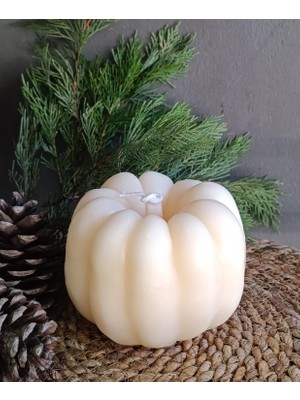 Bal Kabağı Dekoratif Büyük Boy Soya Wax Mum