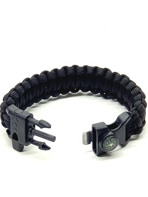 Paracord Pusulalı Bileklik