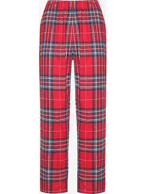 Penti Checkered Kırmızı Gömlek Pijama Takımı