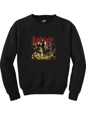 Wakha Body Count Manslaughter Siyah Sweatshirt