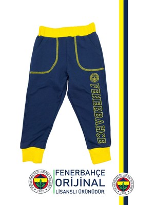 Fenerbahçe Orijinal Lisanslı Lacivert Çocuk Eşofman Alt
