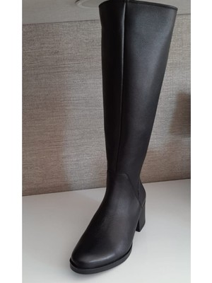 Castle Black 92900 Kadın  Uzun Çizme Siyah