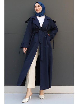 Kolu Ip Detay Trenç Lacivert
