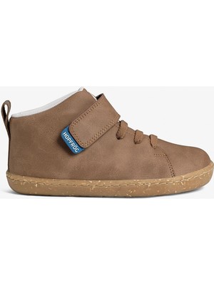 Hopfrög Smart Walker High Top Kahverengi Meşe Barefoot Çocuk Bot