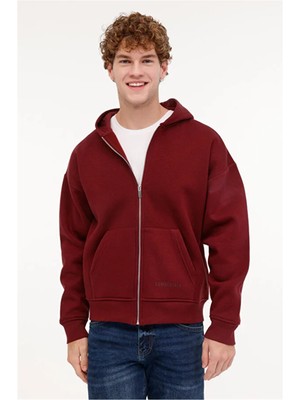 Lumberjack A10181318308010 4W MB Ros 18HS112 4pr Bordo Erkek Sweatshırt