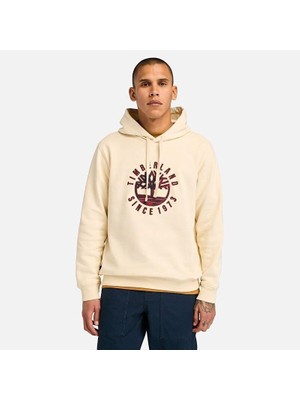 Timberland Holiday Graphic Hood Erkek Sweatshirt Angora