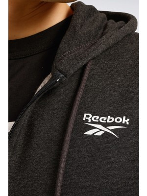 Reebok Id French Terry Sl Logo F Antrasit Erkek Eşofman Üstü