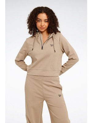 Reebok Aden Hoodıe Kahverengi Kadın Sweatshirt