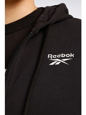 Reebok Id French Terry Sl Logo F Siyah Erkek Eşofman Üstü