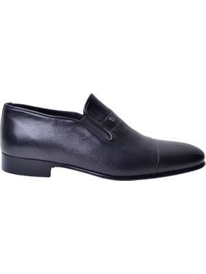 Danacı 4045 Deri Klasik Siyah Kösele Ayakkabı