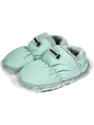 Peluche Mint Green Parachute Child Slipper Çocuk Günlük Ev Pandufu Par-Cmt Yeşil