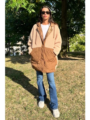 Love The Wind Uzun Peluşlu Kaban